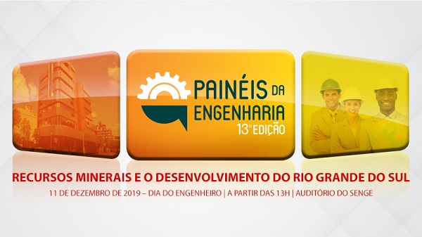 Recursos Minerais e o desenvolvimento do RS é tema do evento do Senge-RS
