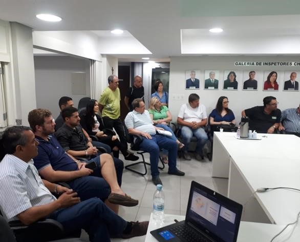 Inspetores de Canoas reúnem-se em prestação de contas