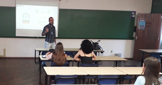 CREA-RS palestra na Unisinos para futuros profissionais