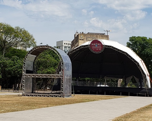 CREA-RS fiscaliza montagem de shows no Beira-Rio e Parque Farroupilha