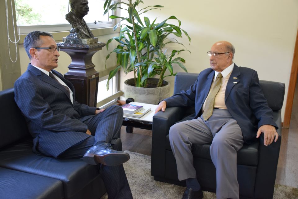 Eng. Bragança visita presidente da Câmara de Vereadores de Porto Alegre