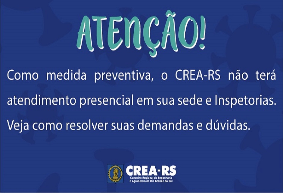 CREA-RS prorroga medidas em relação à Covid-19