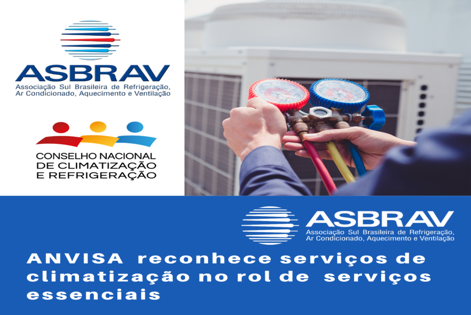 Serviços de ar condicionado e refrigeração entra na lista dos serviços essenciais da Anvisa
