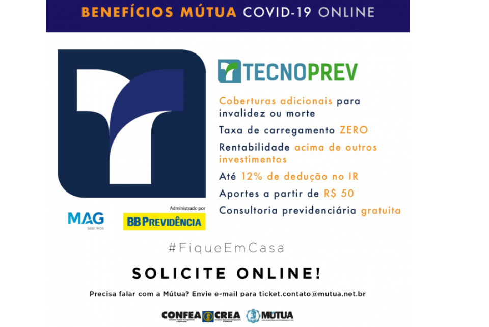 Previdência da Mútua: cobertura adicional para o risco de invalidez ou morte, inclusive da Covid-19
