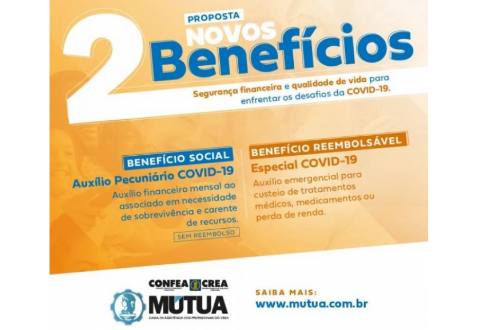 Confea aprova benefícios da Mútua para enfrentamento da pandemia