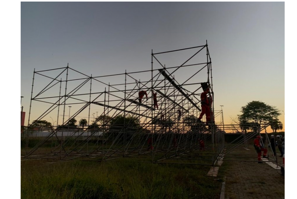 Cinema Drive In na ADVB é fiscalizado pelo CREA-RS