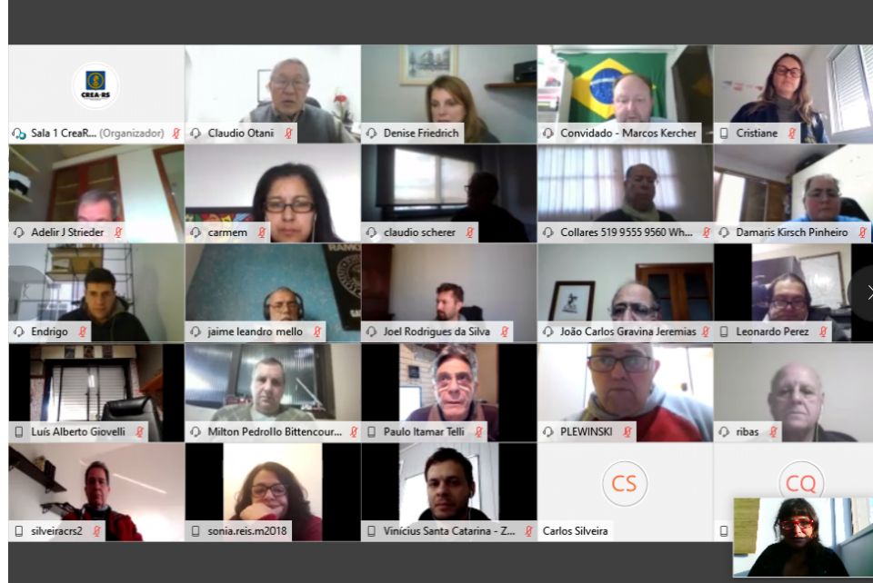 Coordenadoria das Inspetorias realiza reunião por videoconferência