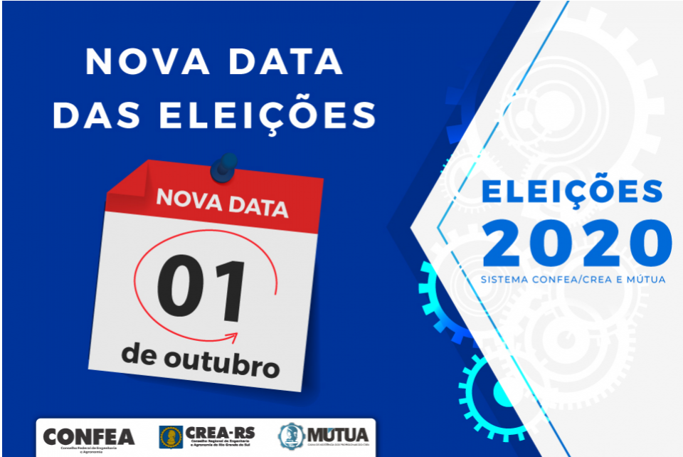 Eleições do Sistema Confea/Crea e Mútua serão em 1º de outubro