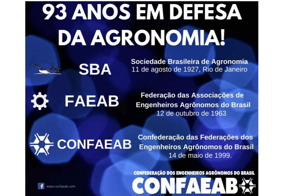 CEAGRO/RS saúda os 93 anos da Confaeab em defesa da Agronomia
