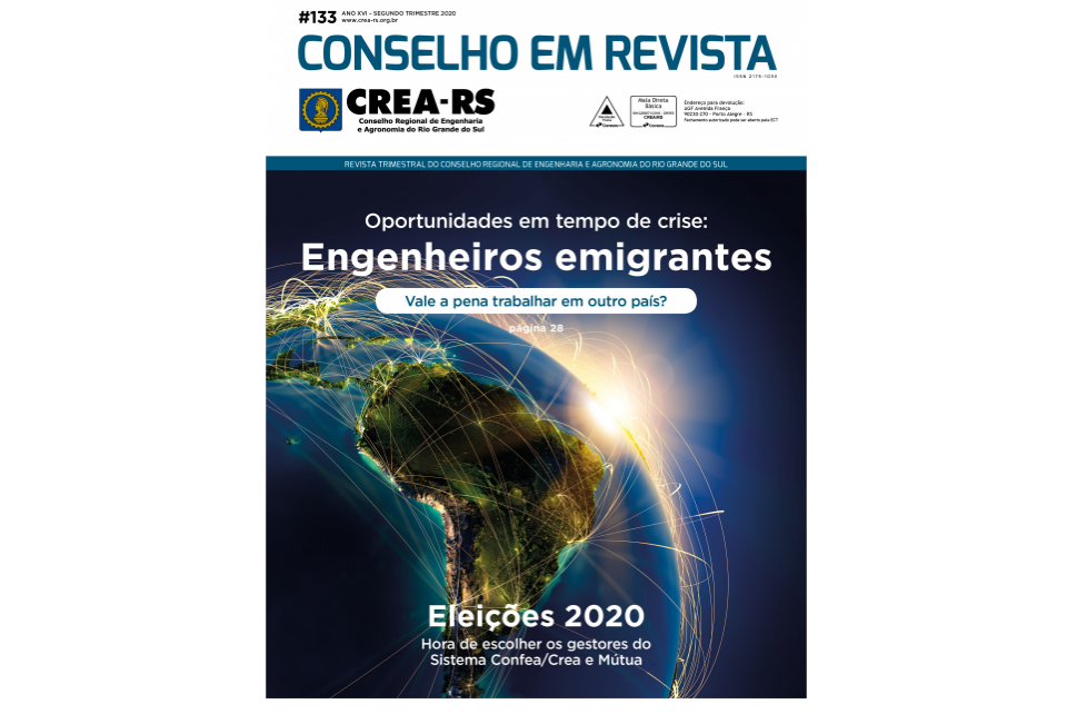Acesse a Conselho em Revista no site do CREA-RS