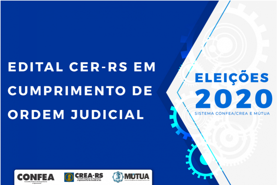 CER-RS publica edital em cumprimento judicial