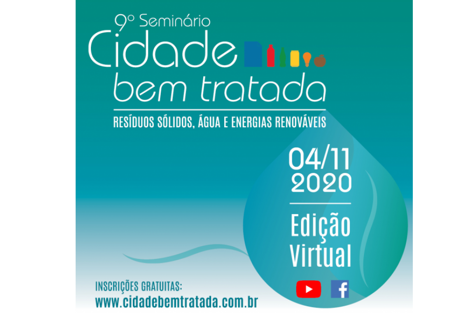 Cidade bem Tratada chega em sua nona edição, este ano com evento online
