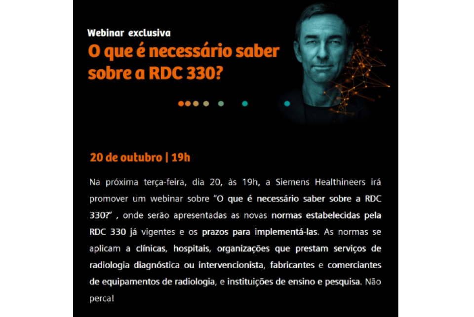 Conselheiro do CREA-RS é convidado de webinar sobre aplicação da Siemens Healthineers