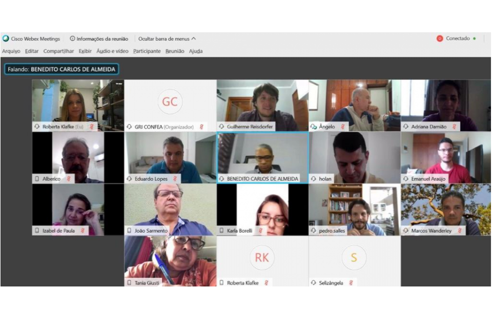 Coordenadoria Nacional das CEEFs reúne-se por videoconferência