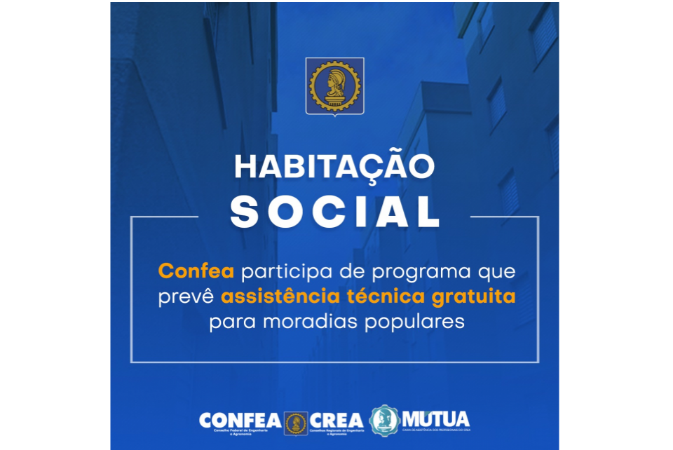 Programa prevê assistência técnica gratuita para moradias populares
