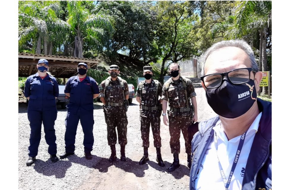 Operação de fiscalização reúne CREA-RS, Exército e Brigada Militar