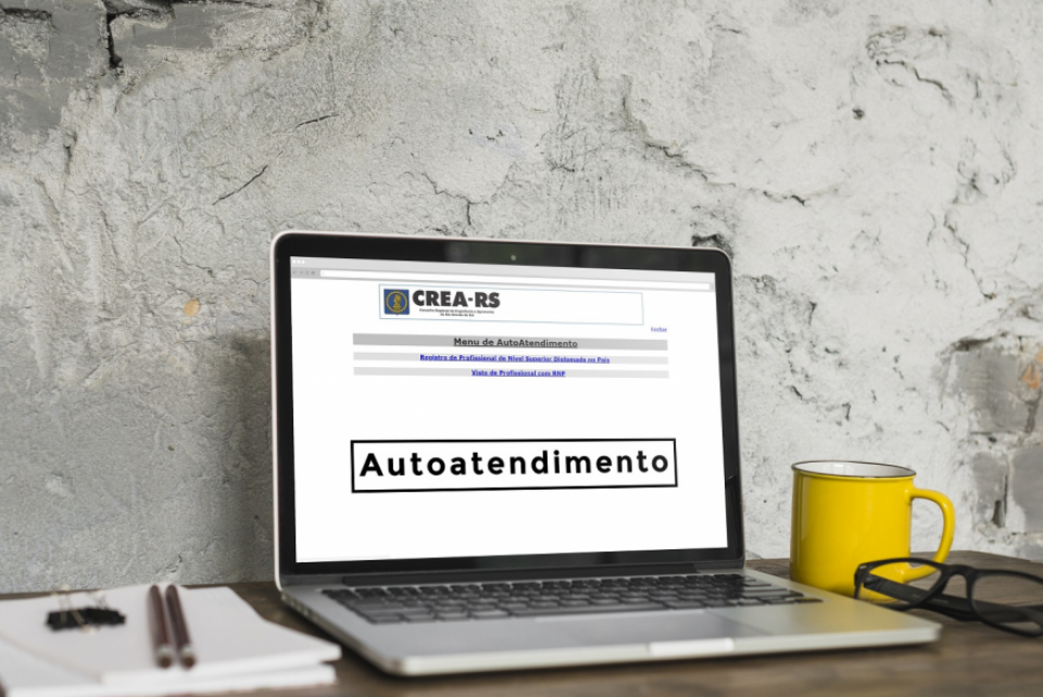 Registro e visto de profissionais inauguram autoatendimento do CREA-RS