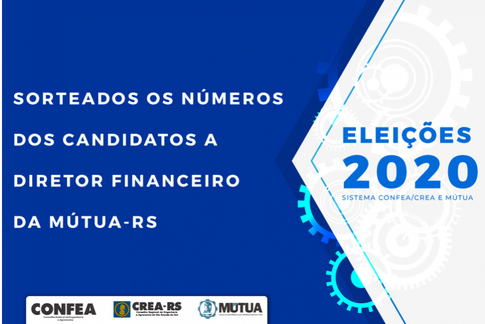 CER-RS realiza sorteio de número e ordem de candidatos a diretor financeiro da Mútua-RS