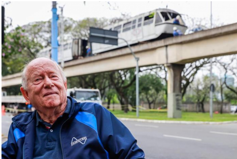 Oskar Coester, idealizador do aeromóvel, morre em Porto Alegre aos 82 anos