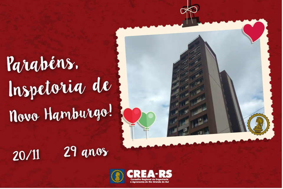 CREA-RS completa 29 anos de presença em Novo Hamburgo