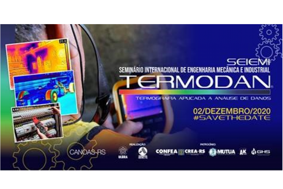 Seminário sobre inspeções com Termografia tem palestrantes confirmados