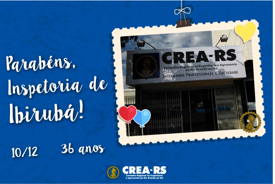 CREA-RS há 36 anos presente em Ibirubá
