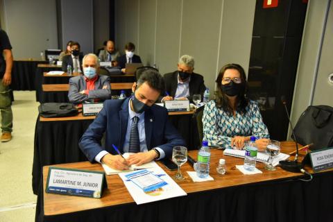 Novos presidentes dos Creas participantes do workshop