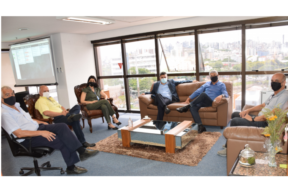CREA-RS recebe visita institucional da Diretoria da Mútua-RS