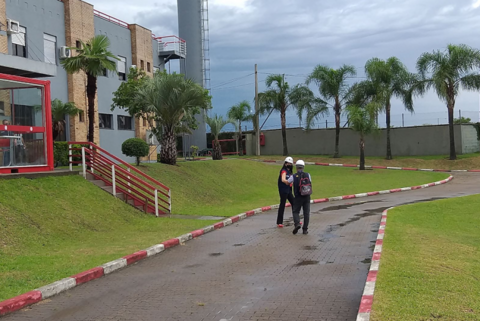 CT de categorias de base do Sport Club Internacional recebe fiscalização do CREA-RS