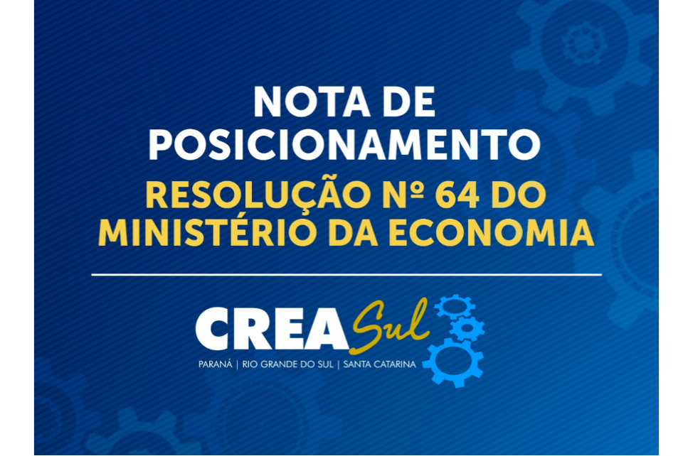 Nota de Posicionamento sobre Resolução nº 64 do CGSIM do Ministério da Economia