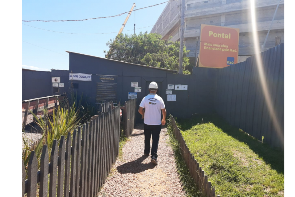 Obras do Pontal do Estaleiro são fiscalizadas pelo CREA-RS