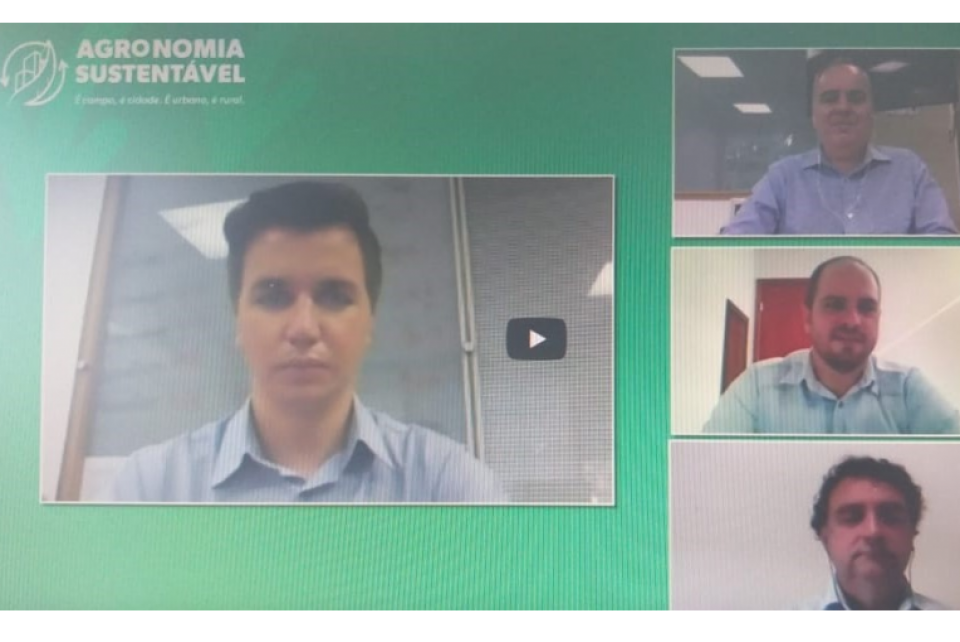 Lideranças do Sistema participam de live sobre Agronomia Sustentável