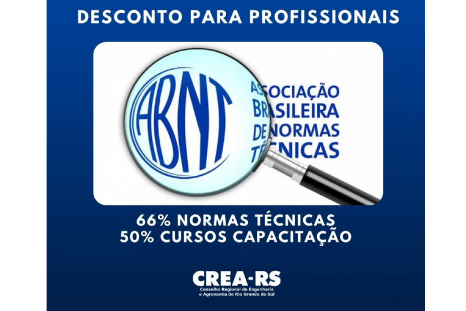 Profissionais podem adquirir normas da ABNT com 66% de desconto