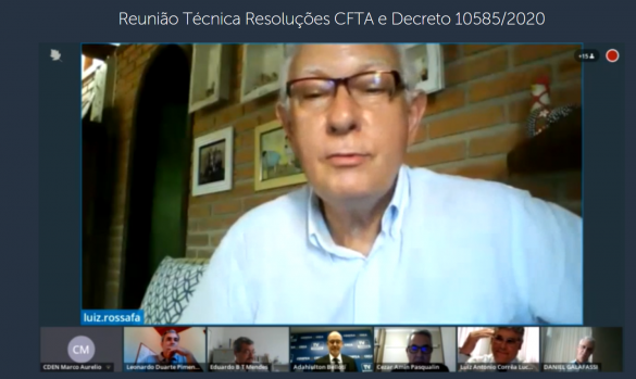 Chefe de gabinete do Confea, eng. agr. Luiz Antonio Rossafa
