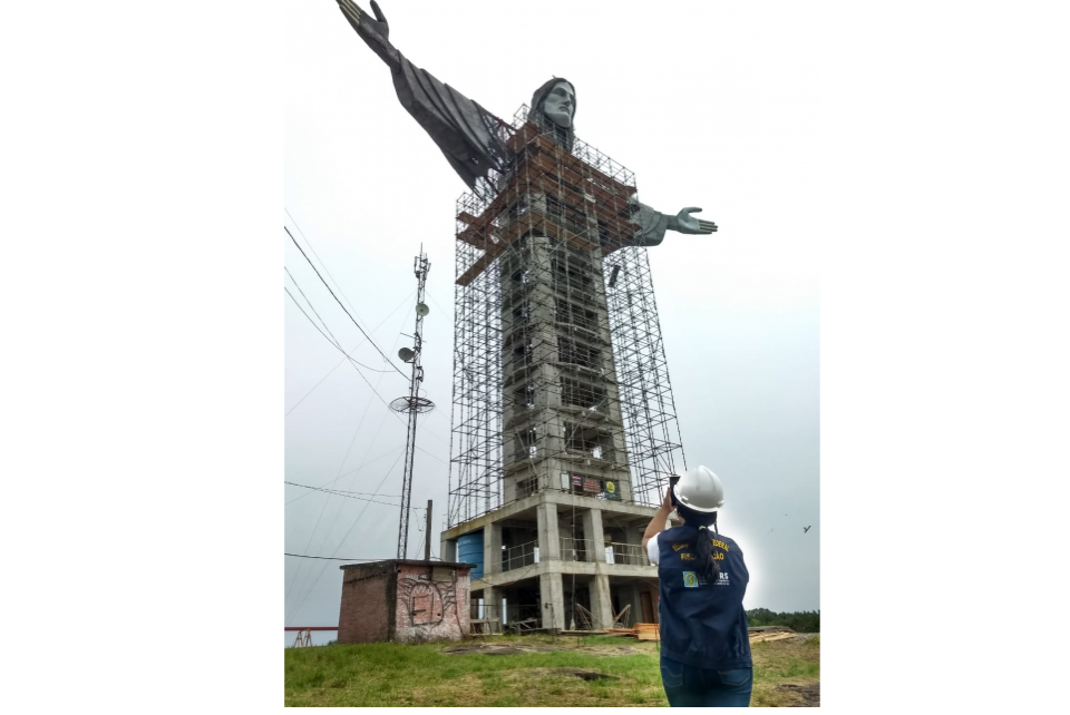 Cristo Protetor recebe fiscalização do CREA-RS