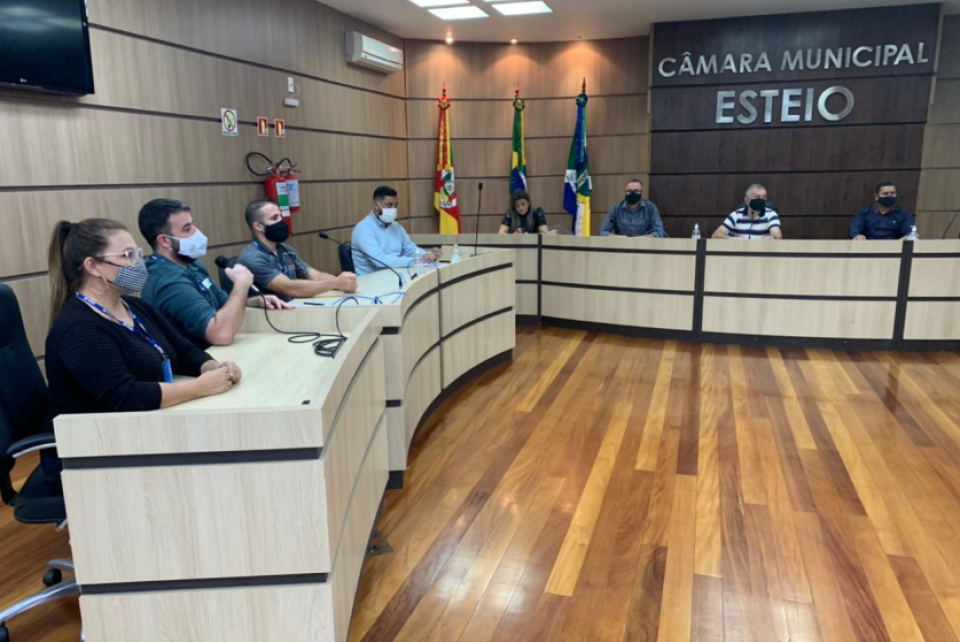 Inspetores de Esteio e dirigentes da Sease debatem sobre Alvará de Construção Imediato
