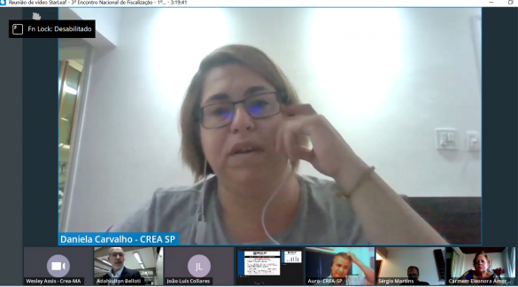 Agente de fiscalização do Crea-SP, Daniela Carvalho