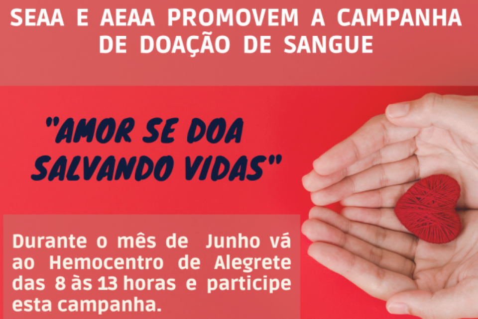 Entidades de Classe de Alegrete lançam campanha de incentivo à doação de sangue