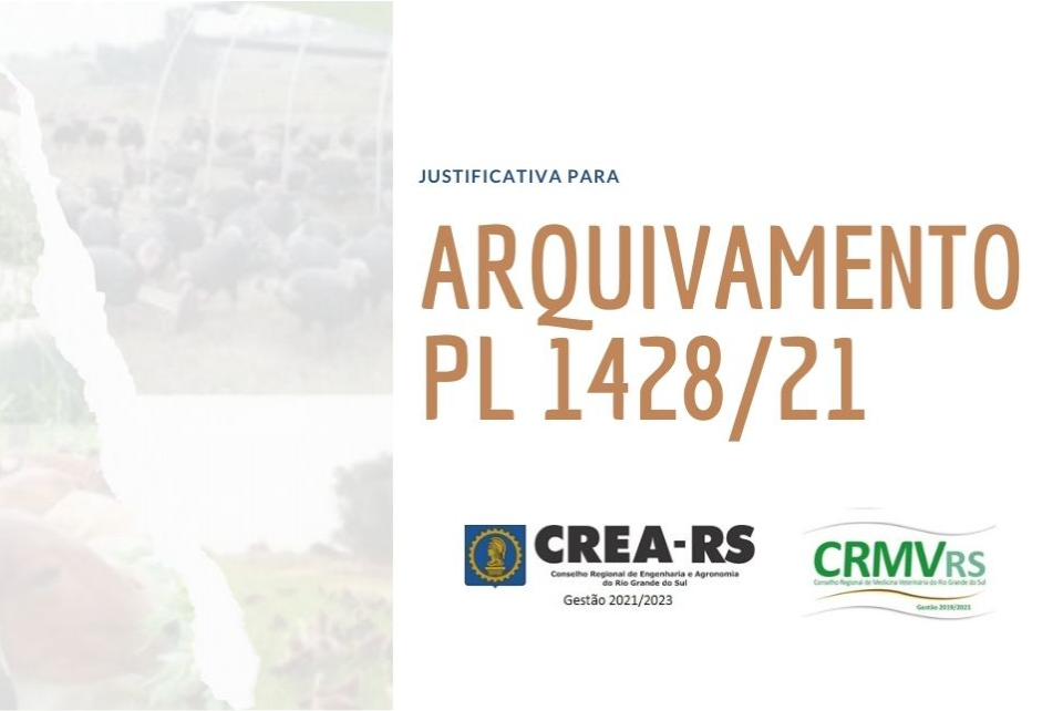 CREA-RS e CRMV-RS são favoráveis ao arquivamento do PL 1428/21