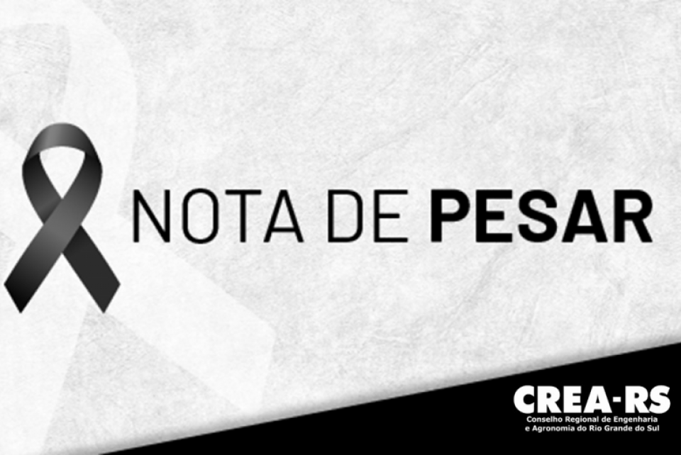 Com pesar noticiamos o falecimento do filho do Eng. Marino Greco, coordenador da Câmara de Química