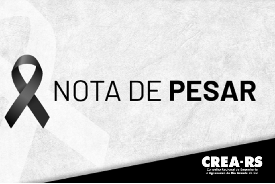 CREA-RS lamenta a morte do ex-conselheiro Eng. Eletric. Mário Agert