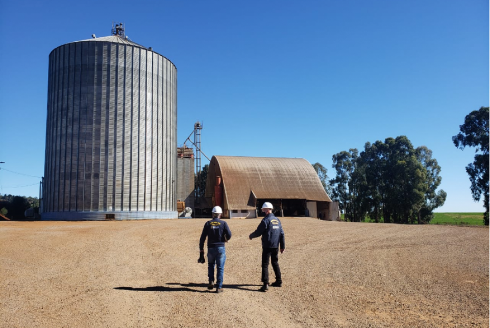Ação estadual de fiscalização em silos realiza ação em seis municípios nesta semana