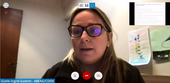 Di&aacute;logo para a defini&ccedil;&atilde;o da programa&ccedil;&atilde;o do Encontro de Mulheres do CDEN foi conduzido pela representante do Col&eacute;gio, eng. agric. Gizele Gadotti