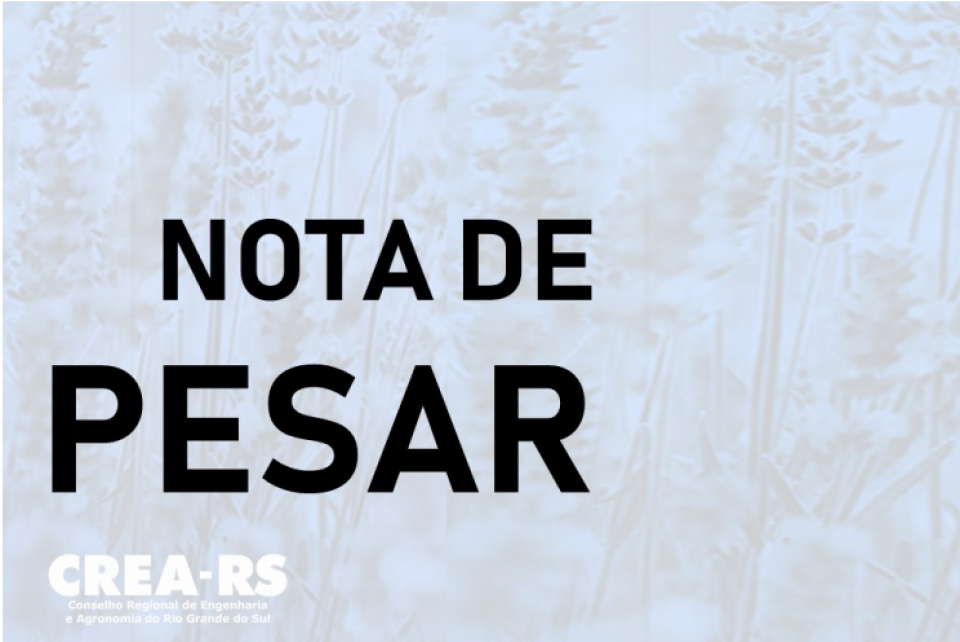 Neste sábado ocorreu o falecimento de Ana Capoani, mãe do ex-presidente do CREA-RS Eng. Luiz Alcides