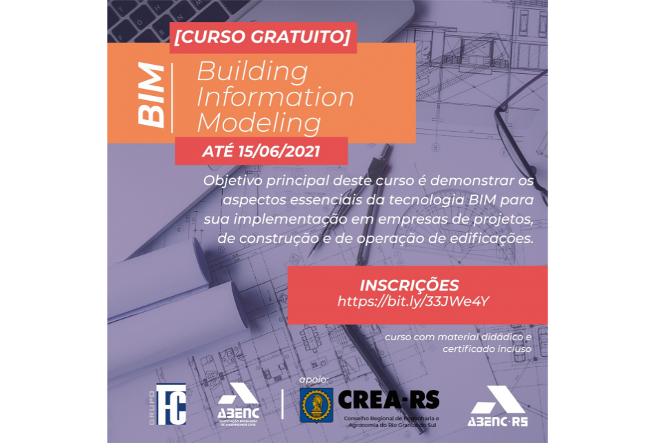 Associação Brasileira de Engenheiros Civis lança curso de BIM