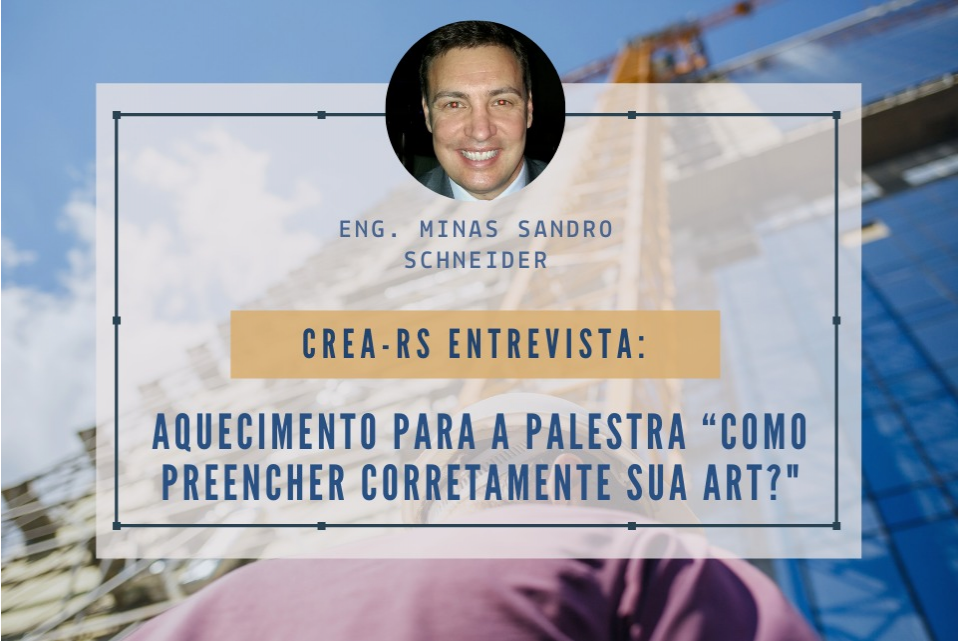 CREA-RS Entrevista: Como Preencher Corretamente sua ART, com o Eng. Minas Sandro Schneider