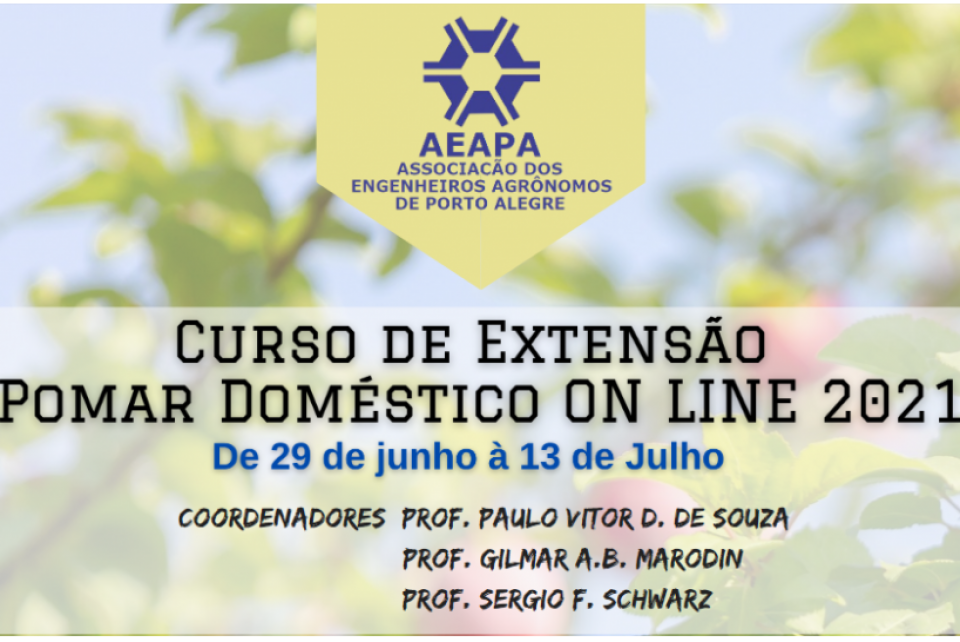 AEAPA promover curso on-line sobre pomar doméstico