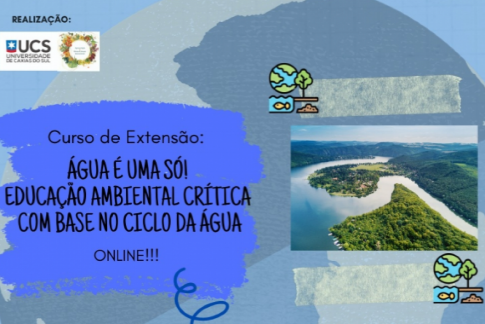 UCS lança curso sobre educação ambiental crítica com base no ciclo da água