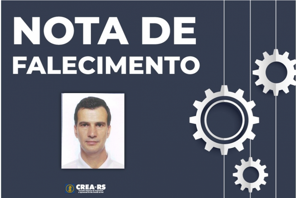 Com pesar, noticiamos o falecimento do prof. Eng. Mec. Dilson Souza