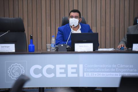 Coordenador da CCEEI, eng. mec. Lucas Sevale